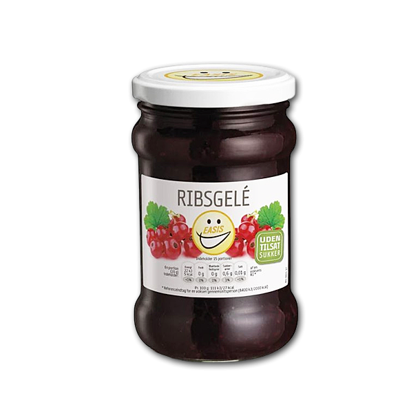 Easis Ribsgel uden tilsat sukker