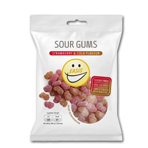 Easis Sukkerfri Sur Vingummi