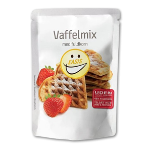 Easis Vaffelmix med fuldkorn<br />uden tilsat sukker