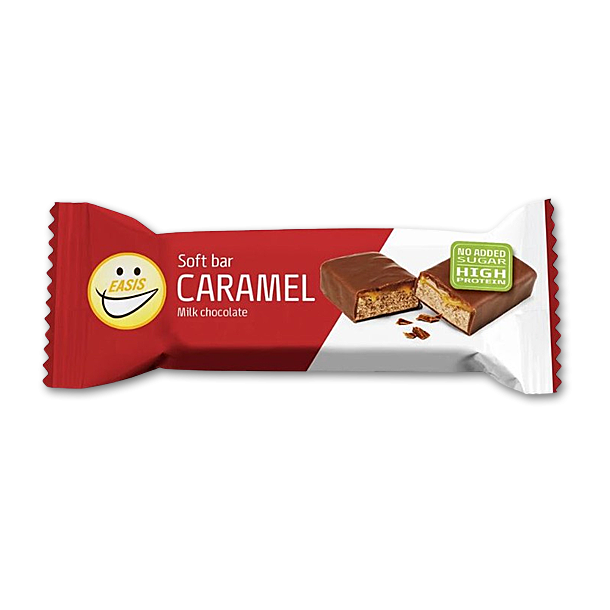 Easis Soft Bar med Karamel og lys chokolade uden tilsat sukker