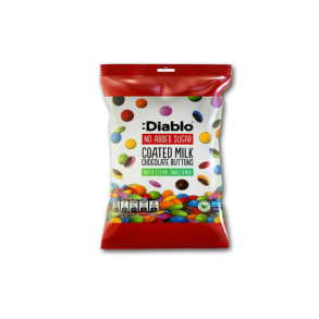 Diablo Farvede chokoladeknapper uden tilsat sukker