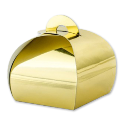 Favor Box 'Kageske' guld 10 stk