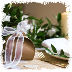 Favor Box 'Kageske' natur 10 stk