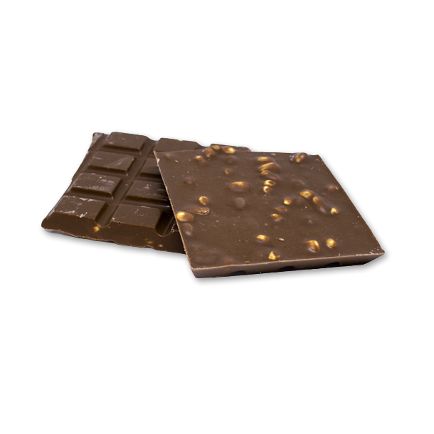 Fldechokolade med Rispuf<br />Ikke tilsat sukker