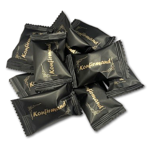 Konfirmandpynt med Bolsjer<br />Sort