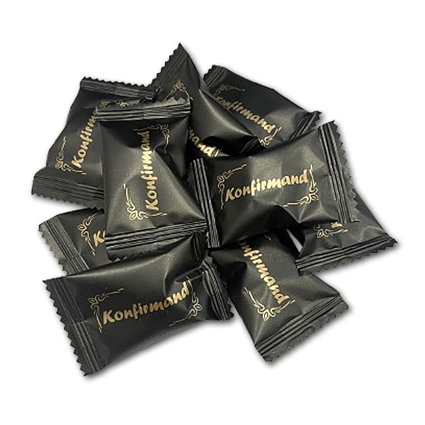 Konfirmandpynt med Bolsjer<br />Sort