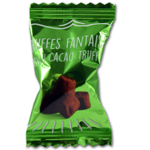 Kakaotr�fler enkeltvis indpakkede<br />Lemon pie