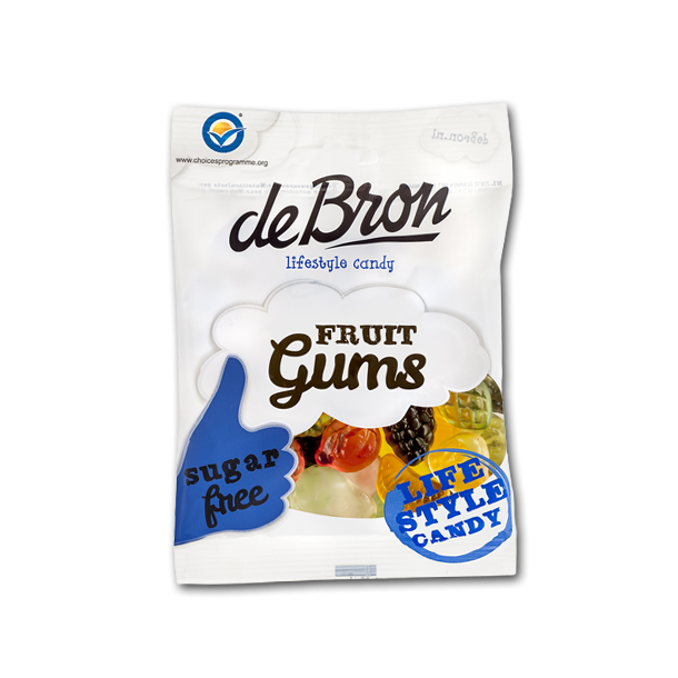 De Bron Sukkerfri Frugt Vingummi