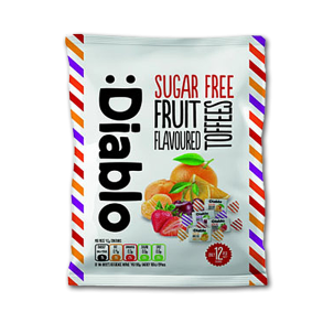 Diablo Frugt Karameller<br />Sukkerfri