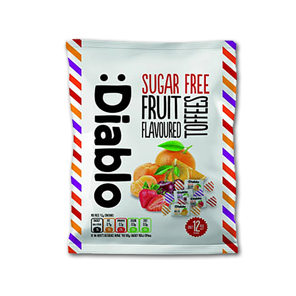 Diablo Frugt Karameller<br />Sukkerfri