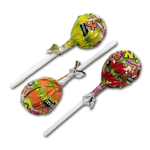 Slikkepind med syrlig Frugtsmag