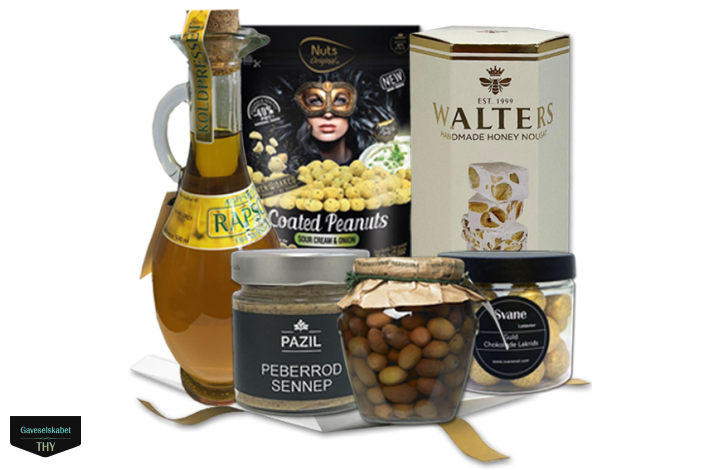 Gave med l�kkerier 200 kr ekskl. moms<br />Minimumsk�b 12 stk.