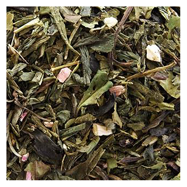 Grn/Hvid Te m. rabarber og vanilje