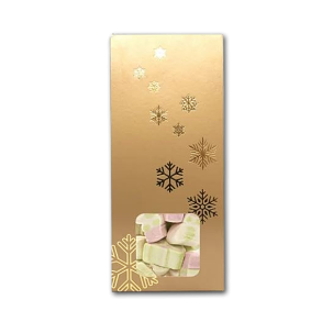 Gavepose guld med Juleskum