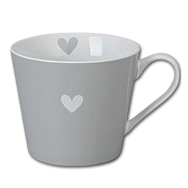 Krasilnikoff Happy Cup Hjerte<br />Lysegr�