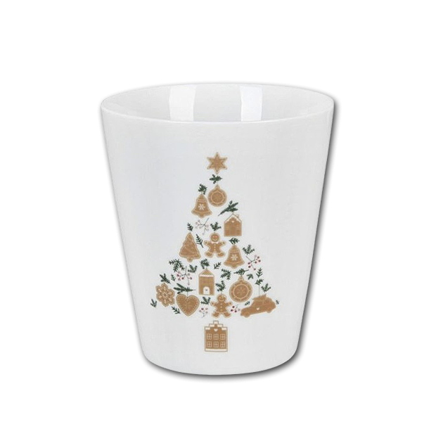 Krasilnikoff Happy Mug Christmas Tree Gingerbread