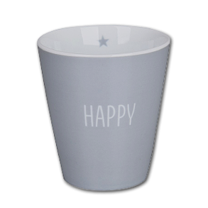 Krasilnikoff Happy Mug Happy Lysegr