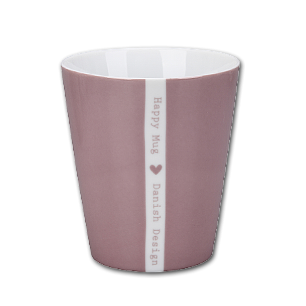 Krasilnikoff Happy Mug Hjerte Lyserd