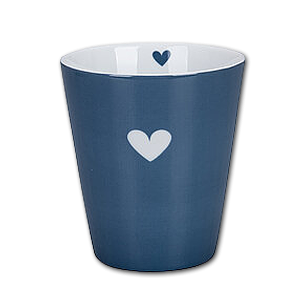 Krasilnikoff Happy Mug Hjerte Mrkebl