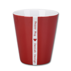 Krasilnikoff Happy Mug Hjerte Rd