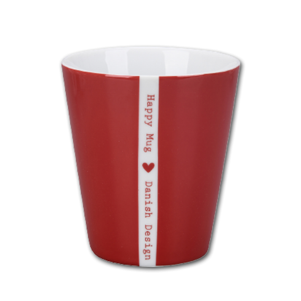 Krasilnikoff Happy Mug Hjerte Rd