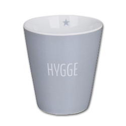 Krasilnikoff Happy Mug Hygge Lysebl