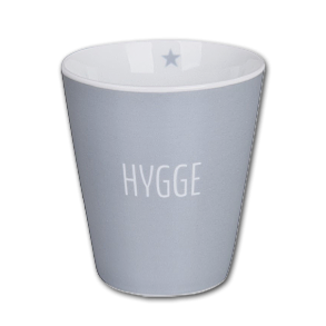 Krasilnikoff Happy Mug Hygge Lysebl