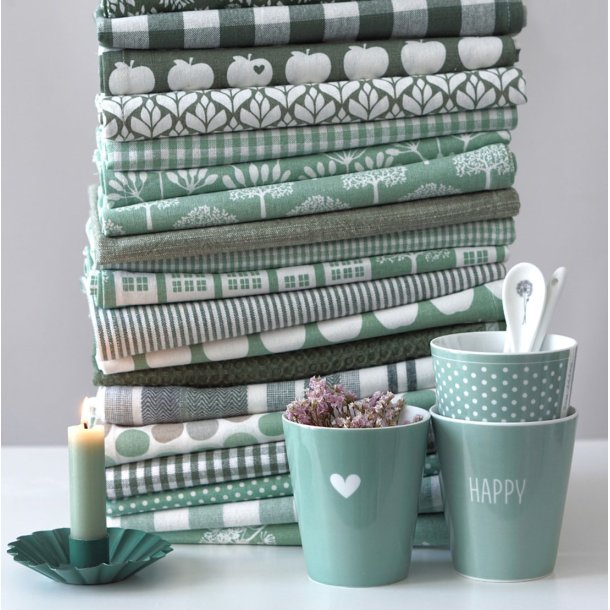 Krasilnikoff Happy Mug Happy Lysegrn