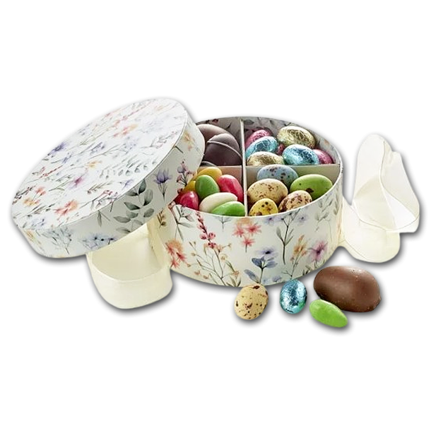 Hatte�ske "Summer Flowers" med p�skel�kkerier