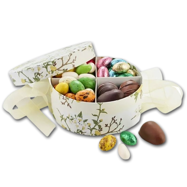 Hatteske "Yellow Flower" med pskelkkerier