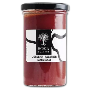 Hr. Skov Marmelade<br />Jordb�r/Rabarber
