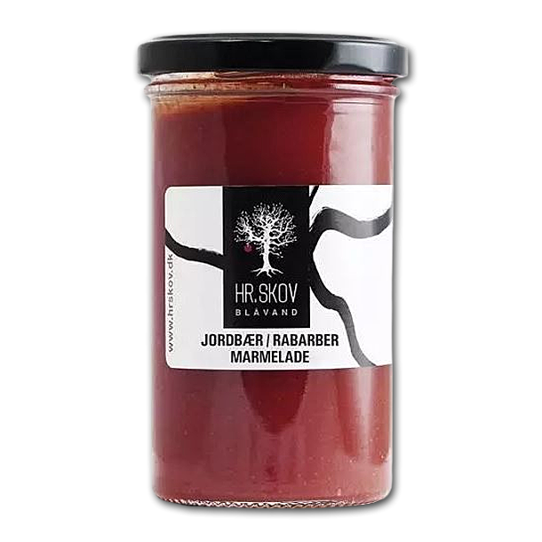 Hr. Skov Marmelade<br />Jordb�r/Rabarber
