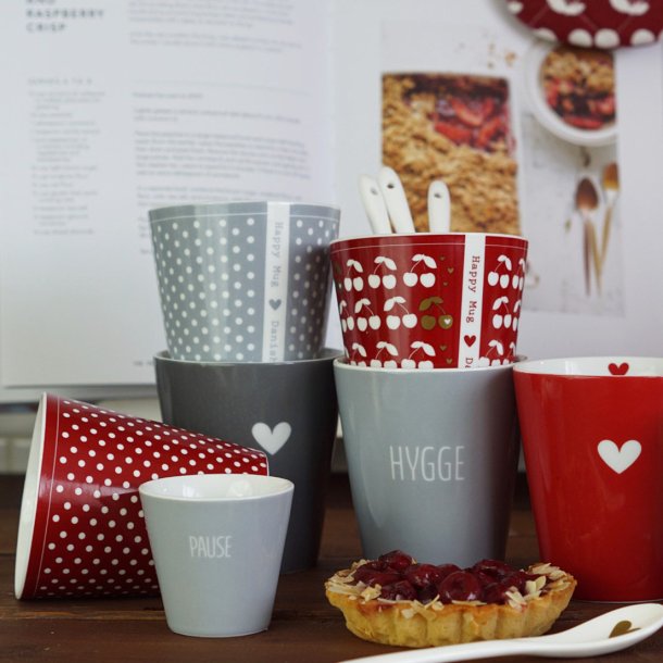 Krasilnikoff Happy Mug Hygge Lysebl
