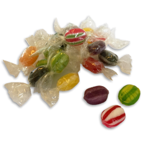 Indpakkede blandede bolsjer 1 kg