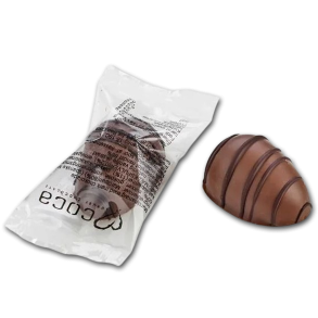 Marcipang med lys chokolade og knust nougat