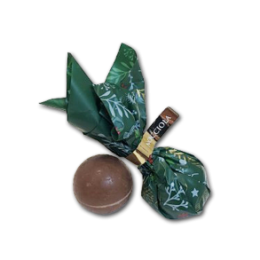 Grnne Julekugler med hasselnddecreme