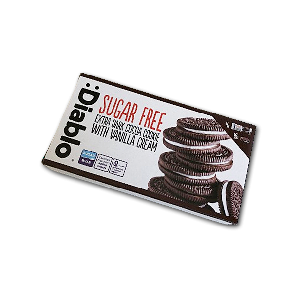 Diablo Kakaokiks med vaniljecreme<br />Sukkerfri