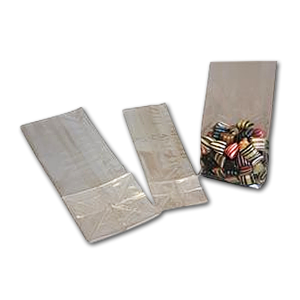 Klodsbundspose cellofan, 55x35x180 mm