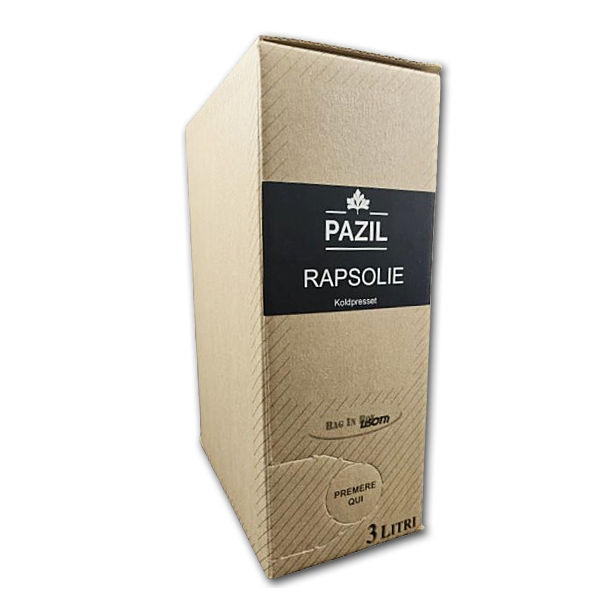 Pazil Koldpresset Rapsolie 3 Liter