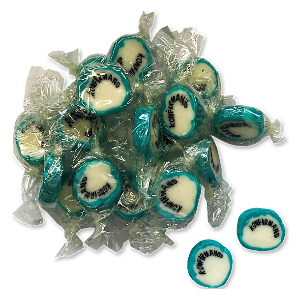 Konfirmand Bolsjer Turkis