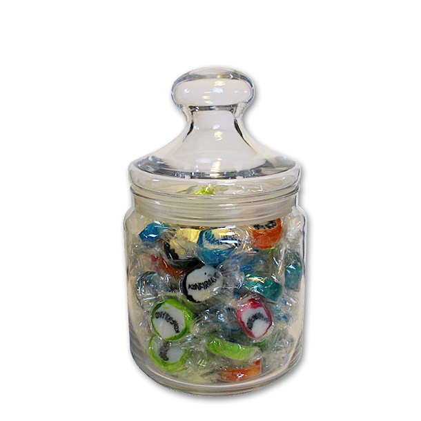 Konfirmandbolsjer i pot-club glas 0,75 L