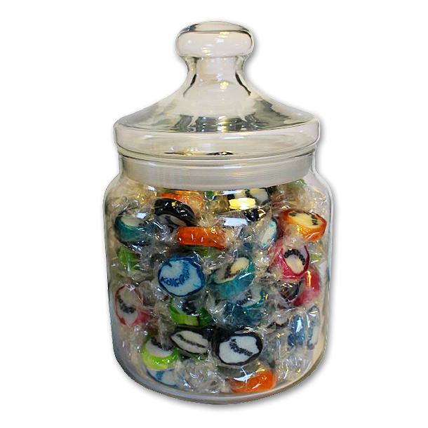 Konfirmandbolsjer i pot-club glas 1,5 L