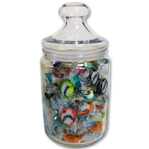 Konfirmandbolsjer i pot-club glas 1 L