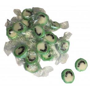 Konfirmandbolsjer Lysegrn<br />Indpakkede 175 g