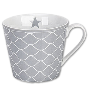 Krasilnikoff Happy Cup Mermaid Grey
