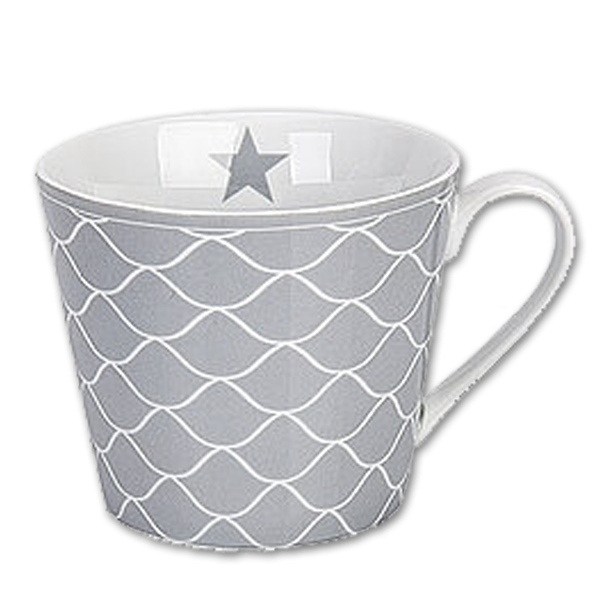Krasilnikoff Happy Cup Mermaid Grey