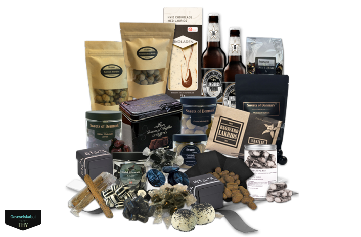 Lakridsgave 1000 kr ekskl. moms