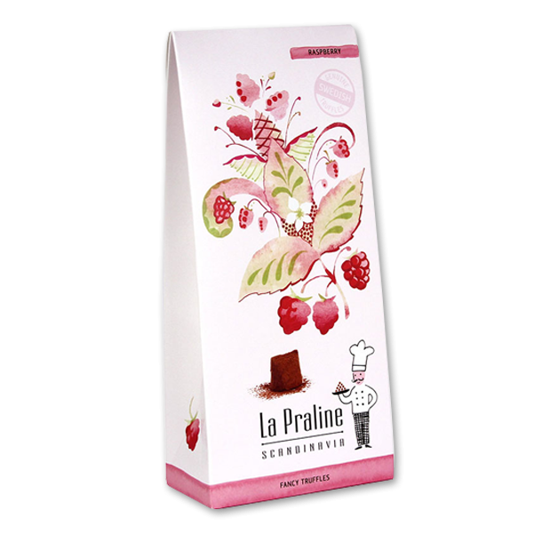 La Praline Truffles med Hindbrsmag