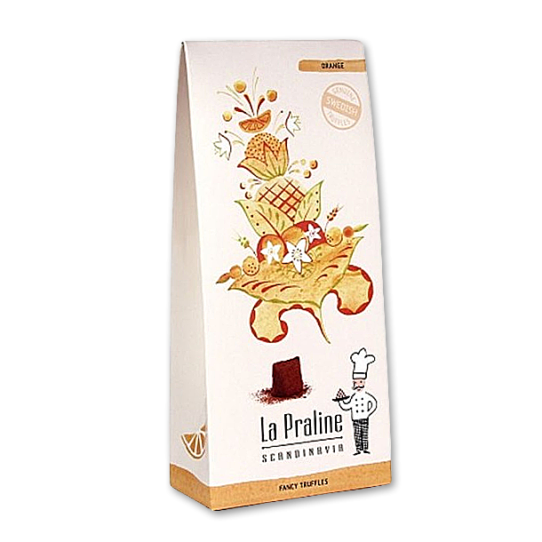 La Praline Truffles med Orangesmag