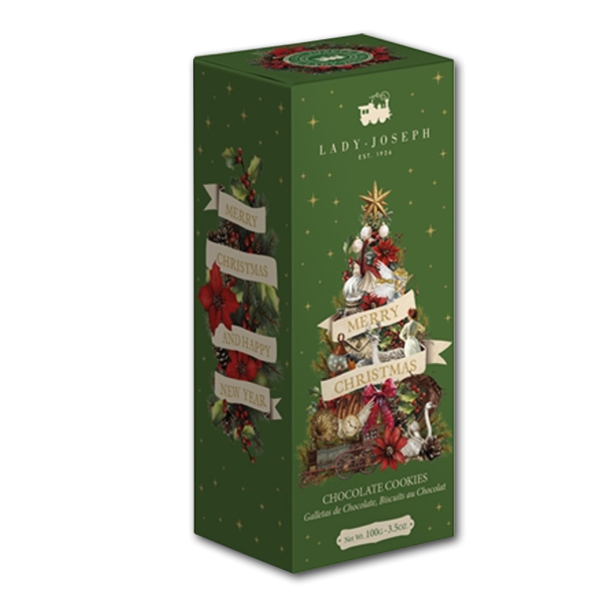 Julesm�kager med chokoladefyld